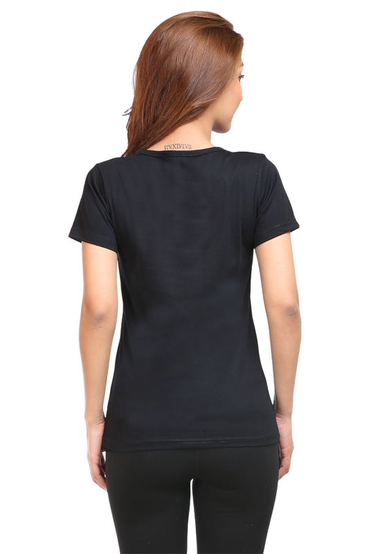 Round neck T shirt for women