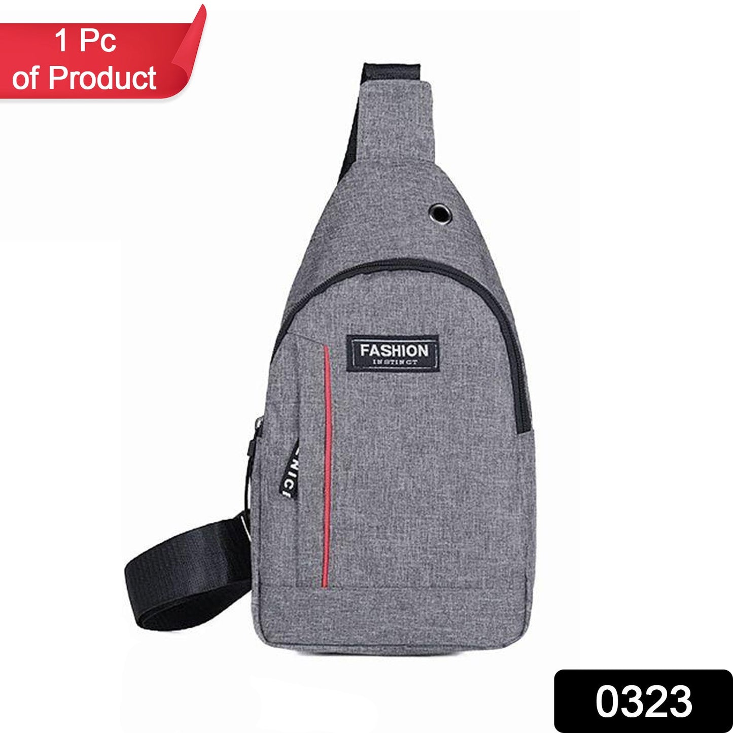 0323 Grey Waterproof Anti Theft Crossbody Fanny Pack Waist Bag Pu Leather Shoulder Bags Chest Men Casual Fashion Usb Charging Earphone Hook Sling Travel Messengers Bag