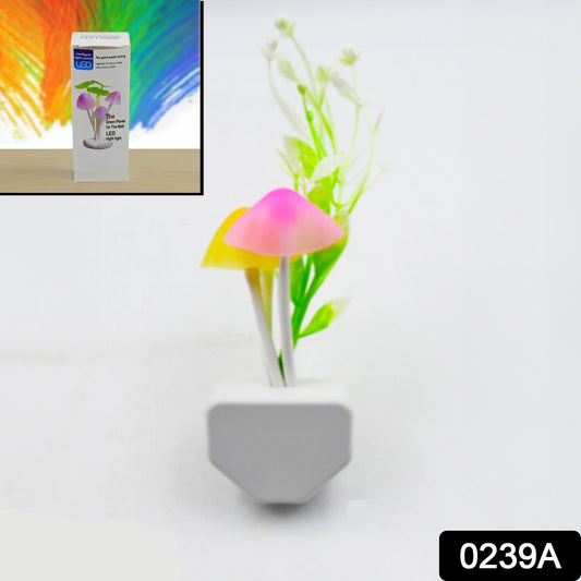 0239a  Fancy Color Changing Led Mushroom Night Light Kids Beautiful Color Led Illumination Automatic Onoff Light Sensor Night Lamp
