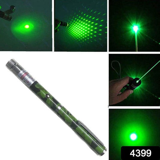 4399 Green Multipurpose Laser Light Disco Pointer Pen Beam With Adjustable Antena Cap To Change Project Design