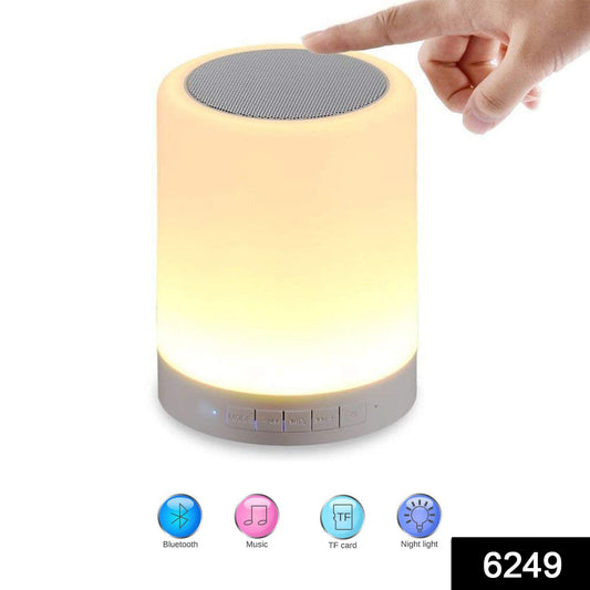 6249 Wireless Night Light Led Touch Lamp Speaker