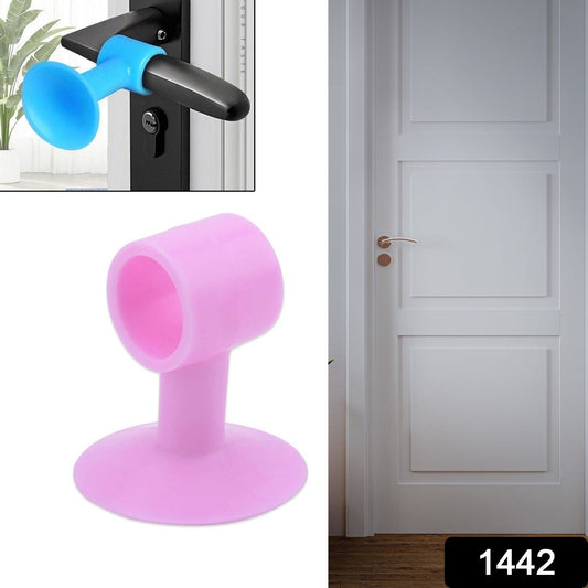 1442 Door Stopper Mini Anti-collision Silicone Door Handle Crash Pad